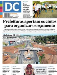 Capa do jornal Diário de Canoas 26/02/2026