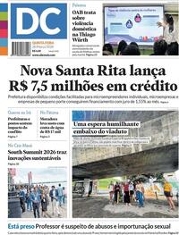 Capa do jornal Diário de Canoas 26/03/2026