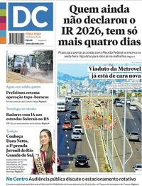 Capa do jornal Diário de Canoas 26/05/2026