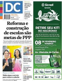 Capa do jornal Diário de Canoas 27/01/2026