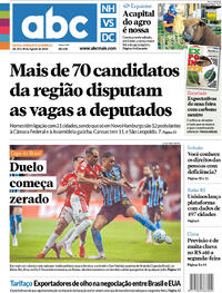 Capa Diário de Canoas 28/08/2026