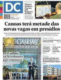 Capa do jornal Diário de Canoas 29/04/2026