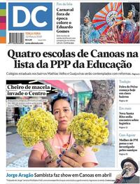Capa do jornal Diário de Canoas 31/03/2026