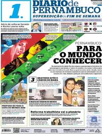 Capa do jornal Diario de Pernambuco 01/07/2017
