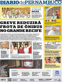 Capa do jornal Diario de Pernambuco 03/07/2017