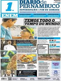 Capa do jornal Diario de Pernambuco 04/11/2017