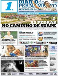 Capa do jornal Diario de Pernambuco 05/08/2017