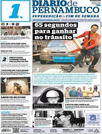Capa do jornal Diario de Pernambuco 08/07/2017