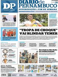 Capa do jornal Diario de Pernambuco 09/07/2017