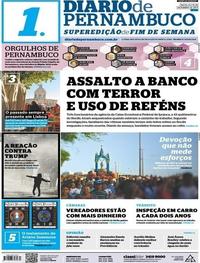 Capa do jornal Diario de Pernambuco 09/12/2017