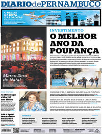 Capa do jornal Diario de Pernambuco 11/12/2017