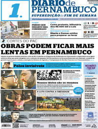 Capa do jornal Diario de Pernambuco 12/08/2017