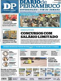 Capa do jornal Diario de Pernambuco 13/08/2017