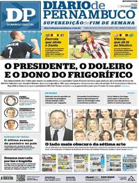Capa do jornal Diario de Pernambuco 15/10/2017