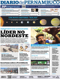 Capa do jornal Diario de Pernambuco 15/12/2017