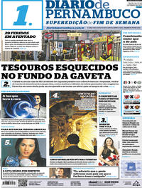 Capa do jornal Diario de Pernambuco 16/09/2017