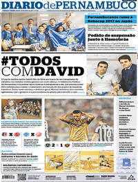 Capa do jornal Diario de Pernambuco 18/07/2017