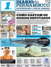 Capa do jornal Diario de Pernambuco 18/11/2017