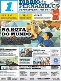 Capa do jornal Diario de Pernambuco 22/07/2017
