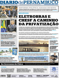 Capa do jornal Diario de Pernambuco 23/08/2017