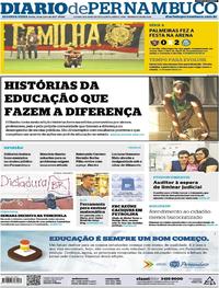 Capa do jornal Diario de Pernambuco 24/07/2017