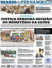 Capa Diario de Pernambuco 26/07/2017
