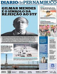 Capa do jornal Diario de Pernambuco 28/08/2017