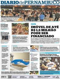 Capa do jornal Diario de Pernambuco 01/08/2018