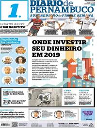 Capa do jornal Diario de Pernambuco 01/12/2018