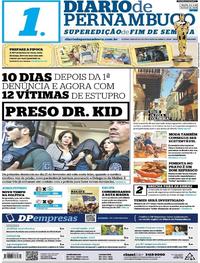 Capa do jornal Diario de Pernambuco 03/03/2018