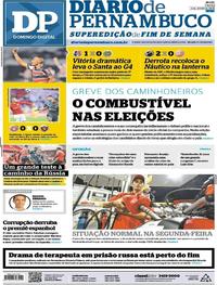 Capa do jornal Diario de Pernambuco 03/06/2018
