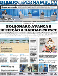 Capa do jornal Diario de Pernambuco 03/10/2018