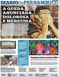 Capa do jornal Diario de Pernambuco 03/12/2018