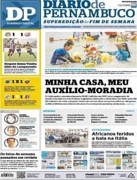 Capa do jornal Diario de Pernambuco 04/02/2018