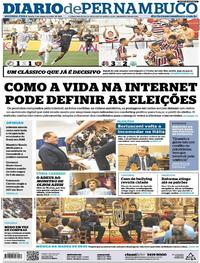 Capa do jornal Diario de Pernambuco 05/03/2018