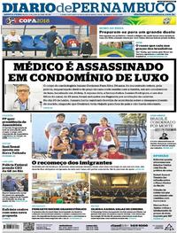 Capa do jornal Diario de Pernambuco 05/07/2018