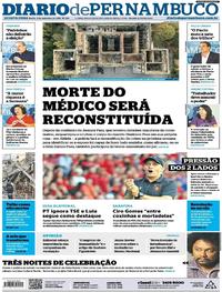 Capa do jornal Diario de Pernambuco 05/09/2018