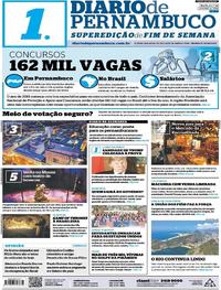 Capa do jornal Diario de Pernambuco 06/01/2018