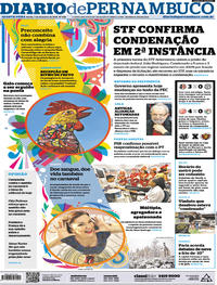 Capa do jornal Diario de Pernambuco 07/02/2018