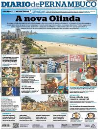Capa do jornal Diario de Pernambuco 08/06/2018