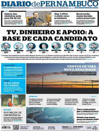 Capa do jornal Diario de Pernambuco 09/08/2018