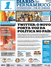 Capa do jornal Diario de Pernambuco 10/11/2018