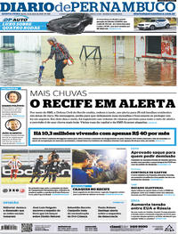 Capa do jornal Diario de Pernambuco 12/04/2018