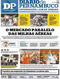 Capa do jornal Diario de Pernambuco 12/08/2018