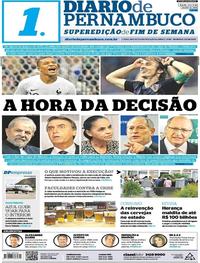 Capa do jornal Diario de Pernambuco 14/07/2018
