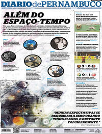 Capa do jornal Diario de Pernambuco 15/03/2018