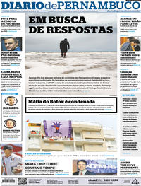Capa do jornal Diario de Pernambuco 17/04/2018