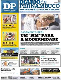 Capa do jornal Diario de Pernambuco 20/05/2018