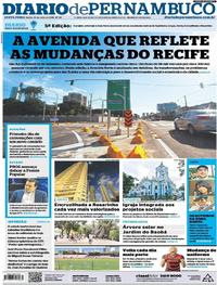 Capa do jornal Diario de Pernambuco 20/07/2018