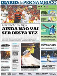 Capa do jornal Diario de Pernambuco 21/05/2018